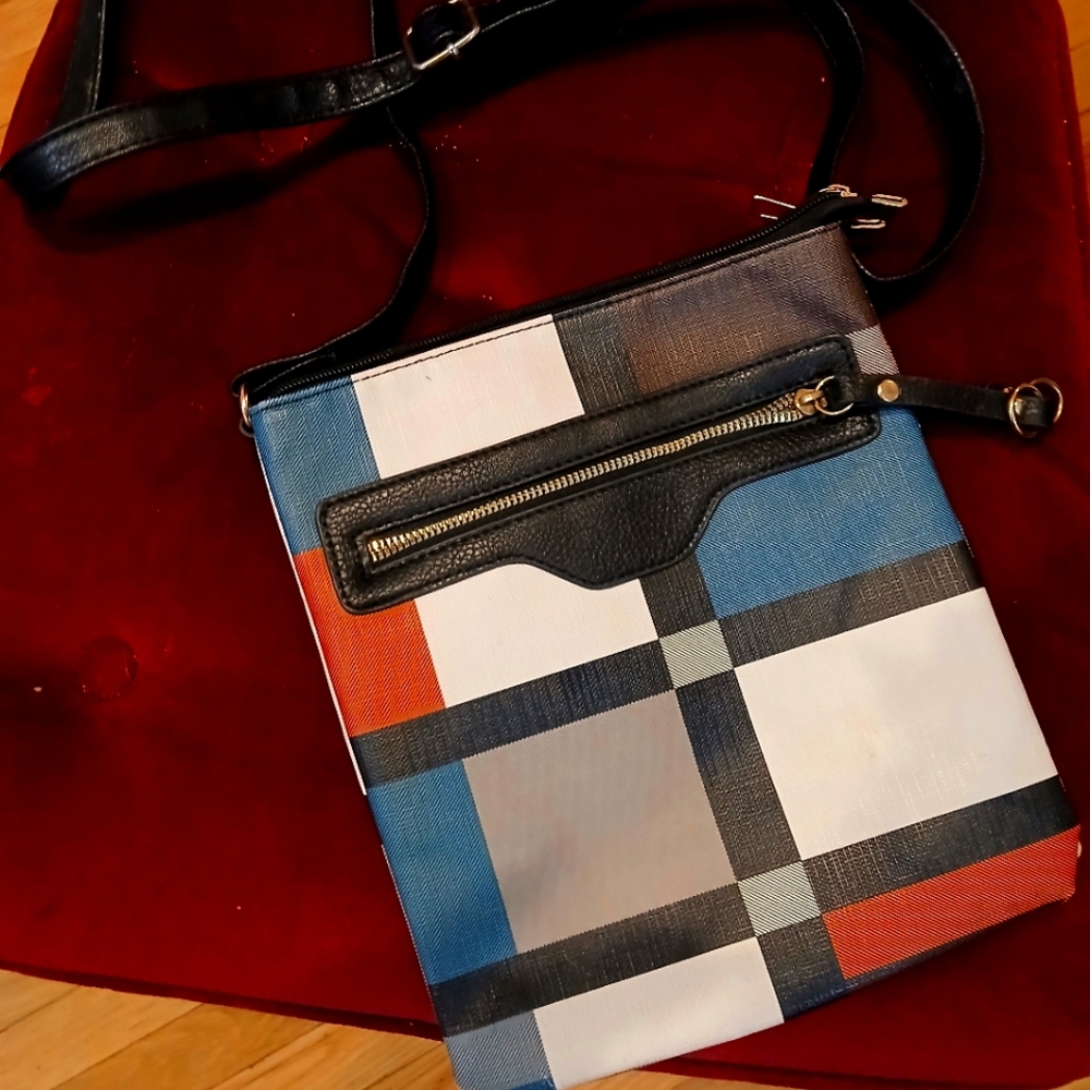 Plaid Crossbody Bag